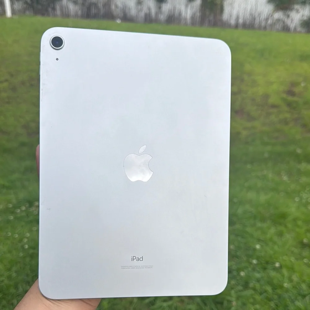 Apple Silver iPad Air Sleek Design